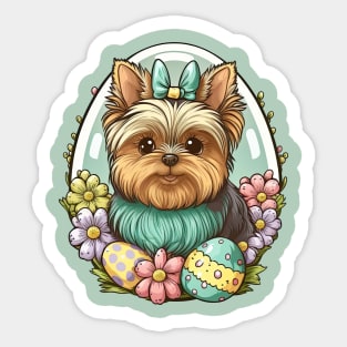 Yorkshire happy easter day Sticker